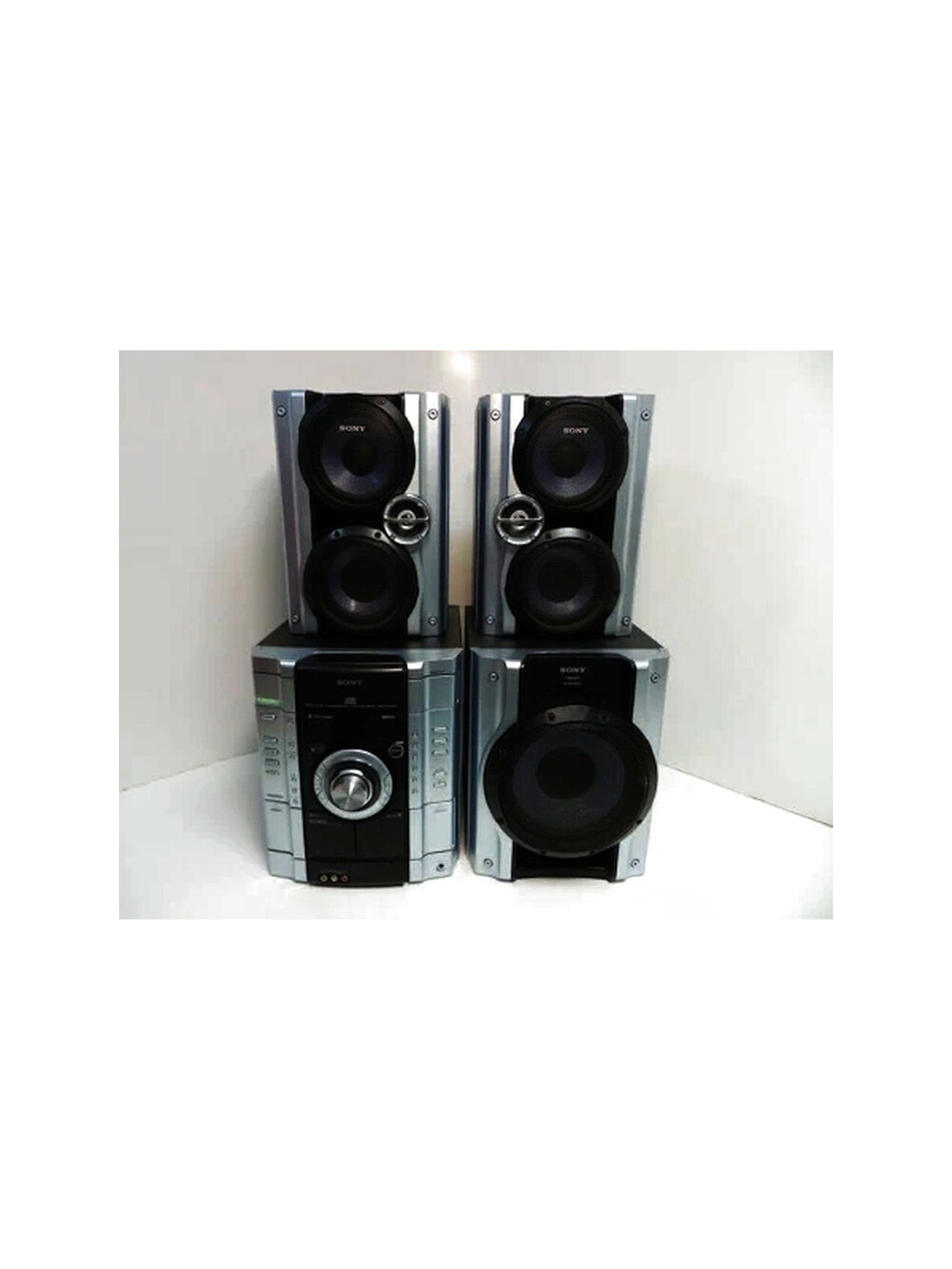 Sony MHC-GX450 3-Disc CD Shelf System With Game Sync